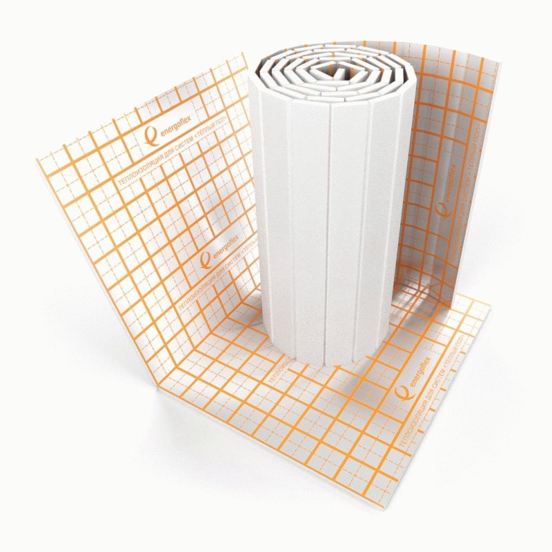 Плита теплоизоляционная Energofloor TАcker 25/1.0-1.6 (6.4 м2 в упак.)