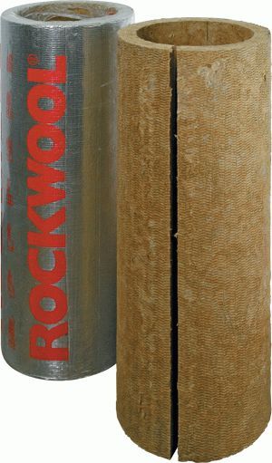 Цилиндр ROCKWOOL кашированный фольгой 70х70 (4 м в упак.)