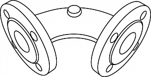 Колено 90 DN50