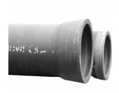 Труба чугун ВЧШГ RJ/ВРС Ду 100/6000 раструбная без ЦПП с наружным лаковым покрытием