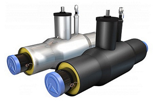 Кран шаровой Балломакс Ду40 вгп Оц 48х3.5/125 ППУ-ПЭ с воздушником Ду40мм