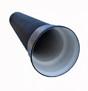 Труба канализационная гофрированная ПП SN16 688/600
