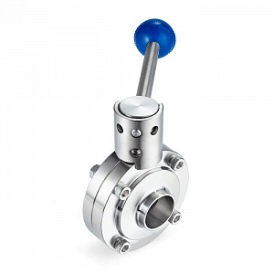 Дисковый затвор нержавеющий S-S AISI 316L DIN DN50 53х1.5