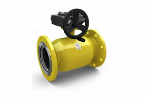 Кран шаровой сталь газ КШ.Ц.Ф.Р.GAS Ду 100 Ру25 фл с редуктором LD КШ.Ц.Ф.Р.GAS.100/080.025.Н/П.02