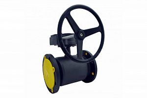 Кран шаровой JIP Premium FF Ду 300 Ру16 фл с редуктором Danfoss 065N0266 (065N0266G)