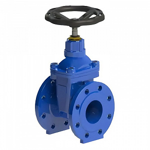 Задвижка чугунная с обрезиненным клином DN125 PN25 короткий корпус F4 Tecofi VOC4251C-00EP0125