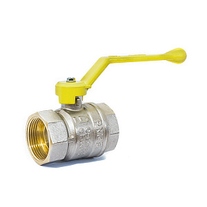 Кран шаровой LD 47.50.B-B.Р.GAS газовый внутренняя резьба 2 рычаг