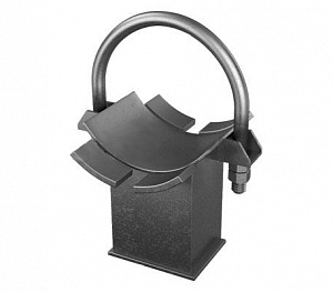 Опора 31 Ду 377 ОСТ 34-10-618-93 H 100 мм хомутовая неподвижная углеродистая сталь