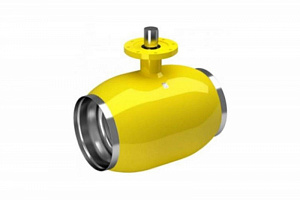 Кран шаровой сталь газ КШ.Ц.П.Э.GAS Ду 50 Ру40 п/привар под эл/привод полнопроходной LD КШ.Ц.П.Э.GAS.050.040.П/П.02