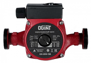 Насос циркуляционный с мокрым ротором OG 25/4-130 PN10 1х220В/50 Гц Ogint