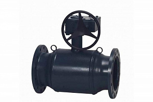Кран шаровой RJIP Premium FF Ду 300 Ру 16 WG (фланцевый, с редуктором, стандартный проход) 065N0266GR Ридан