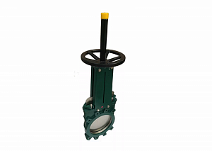 Задвижка чугунная шиберная со штурвалом DN100 PN10 Tecofi VG4400-001NI0100