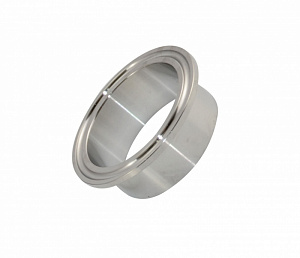Патрубок CLAMP нержавеющий DN15 19х1.5 мм AISI 316L