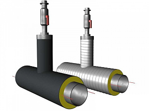 Тройник с воздушником ду 50 426х7/630 ППУ-ПЭ