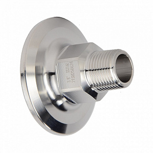 Патрубок CLAMP резьбовой НР DN10 34 мм AISI 316