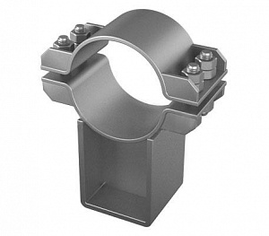 Опора неподвижная 130 СТО 79814898 131-2009 Ду 530 хомутовая скользящая направляющая