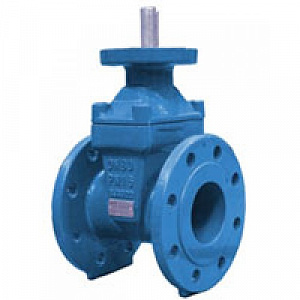 Задвижка чугунная с обрезиненным клином DN100 PN16 Tecofi VOC4241CM-00EP0100
