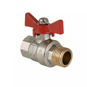 Кран шаровой VALTEC Base 1/2 ВН бабочка