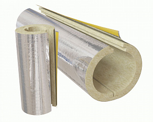 Цилиндр минеральноватный ИЗОЛИН RW ALU 40×60 (7.2 м в упак.)
