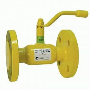 Шаровой стальной кран для газа фланец/фланец с рукояткой Ду 40 Ру 40